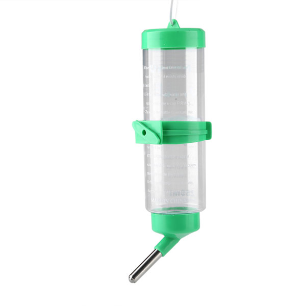 250 ml Lemmikkirottien juomapullo Hamster Auto Non Drip Riippuva Vedenjakaja Vihreä