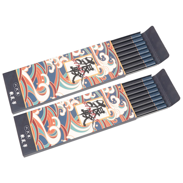 2 sett 16 stk kullblyanter tegnesett for tegning skissering skyggelegging kunstutstyr 8 stk Dunhuang farge