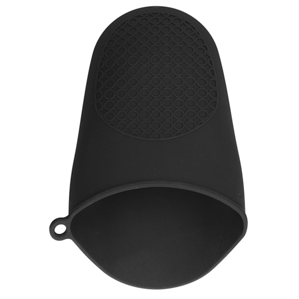 2 stk Ovn Handsker Mini Silikon Tyk Anti-Skoldning Madlavning Klemme Handsker til Køkken Sort