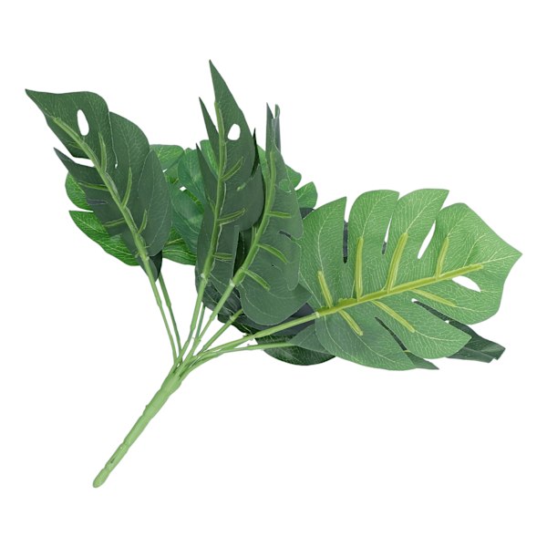 Kunstig Monstera DIY Falsk Monstera Blad Kunstig plante for hage utendørs veggdekorasjon