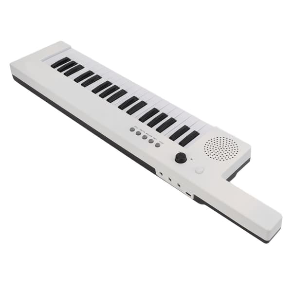 Keyboard med 37 tangenter Piano Bärbar gitarr Elektronisk orgel Mini Keytar Utbildning MusikinstrumentBF-3755 Vit