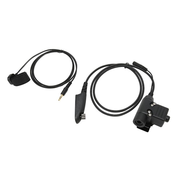 PTT-adapter med ryggklämma Push to Talk-headsetadapter för MOTOROLA Gp140 Gp320 Gp328 Gp329