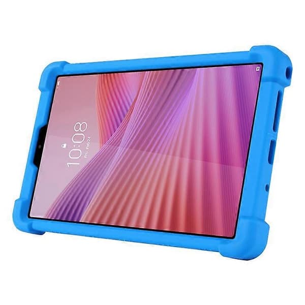 Kompatibel med Lenovo Tab K9 / Tab One Silikonfodral med stativ Robust skyddsfodral LightBlue