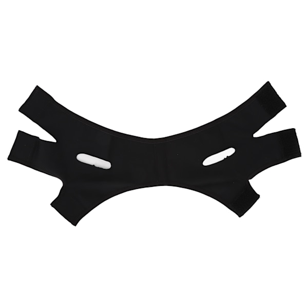 Slimming Face Strap Svart Portabel Lättviktsmassage Andningsbar V-linjeformande ansiktsbälte M
