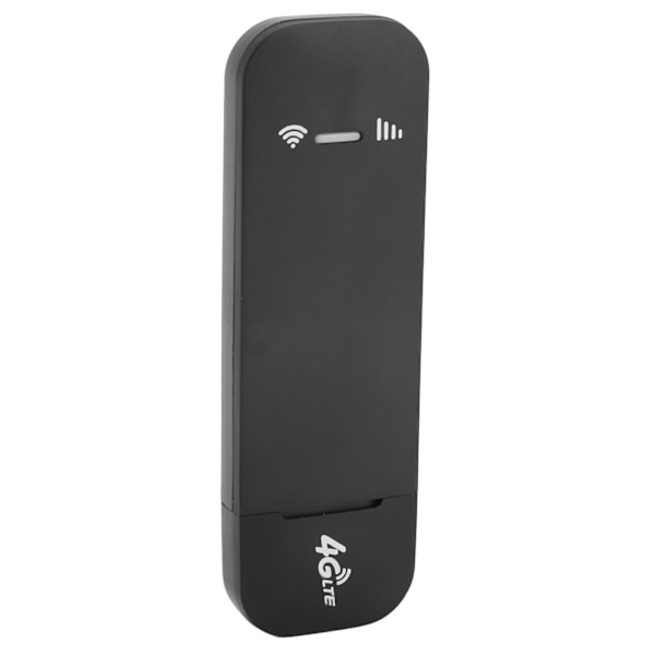 Mobil WiFi Hotspot 4G LTE 150 Mbps USB Bærbar WiFi-router med SIM-kortplads til udendørsrejser Sort