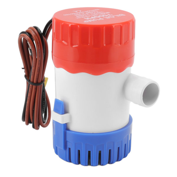 Länspump icke-automatisk med vattenkyld motor dränkbar marin vattenpump för pool spabåt 750GPH 12V