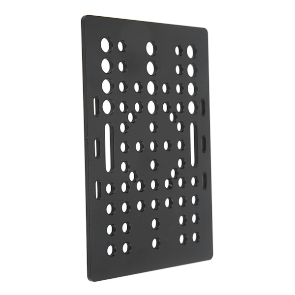 Gantryplatta Aluminium Höghållfast portalbräda Svart anodiserad 3D-skrivare Linjär Universalguide för fräsmaskinskiva