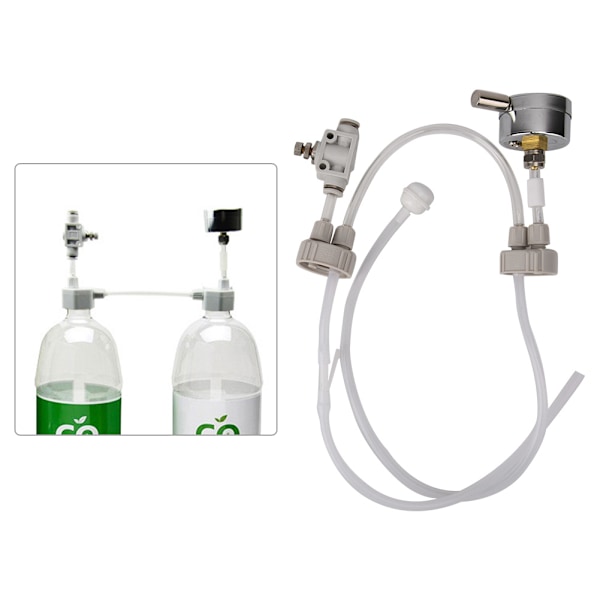 DIY CO2 Generator System Kit D201 Rörventilmätare för akvarievattenanläggningstank