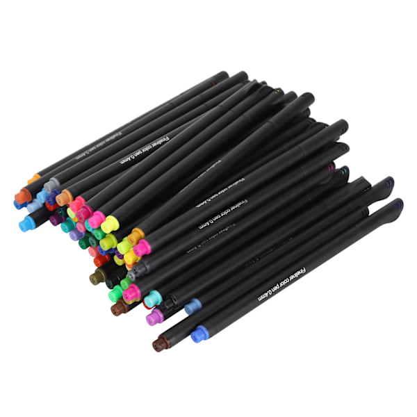 60 kpl Hook Line -kynäsetti väri DIY akvarelli akryyli piirustus maalaustyökalut 0,4 mm