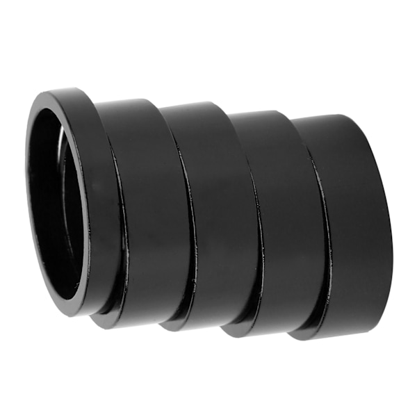 CANSUCC 5 STK 28,6 MM MTB Cykel Gaffel Spacer Sæt Cykel Styr Headset Spacer Gaffel Pakning Sort