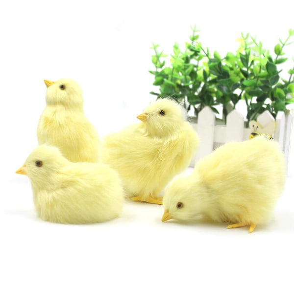 Chick Toy with Crowing Mock Chick pääsiäiskoristelu Diy Mini Chicken