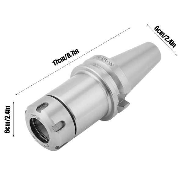 BT40-ER32-100 Høyhastighetsstål chuckholder CNC Fresesvarv Spindelverktøy