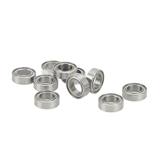 10 ST RC Kullager Set Stål Silver RC Kullager Korrosionsbeständiga RC Tillbehör För 1/10 1/8 ZD Racing Car