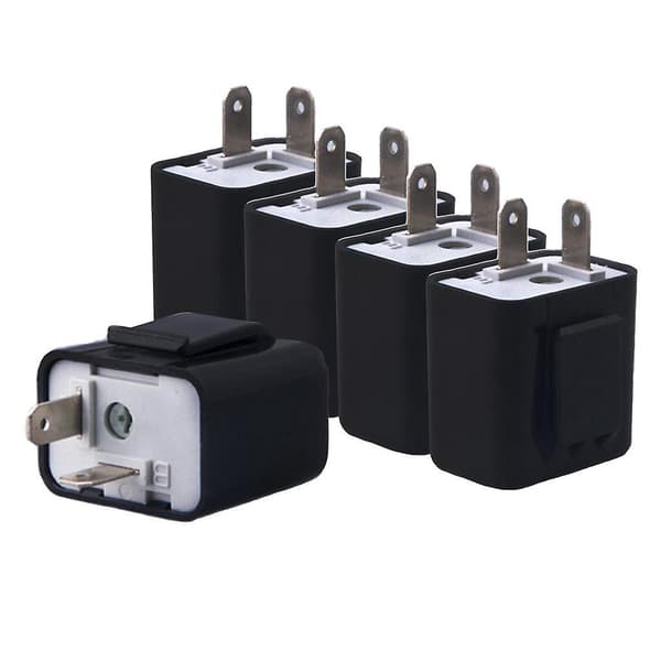 x 12V 2-ben Justerbart Frekvens LED Blinkrelæ Blinklys.[NX]