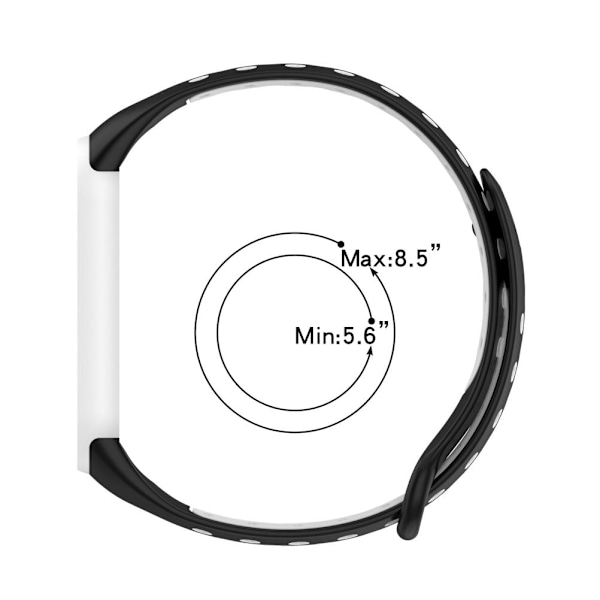 Udskiftningsremme Kompatible med Xiaomi Band 7 Bløde Silikone Armbånd Justerbar Håndledsrem til Kvinder Mænd