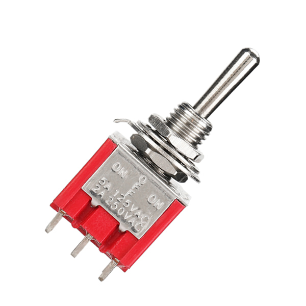 5 ST MTS-303 minivippomkopplare 3PDT 9 Pin3 Position On OFF on