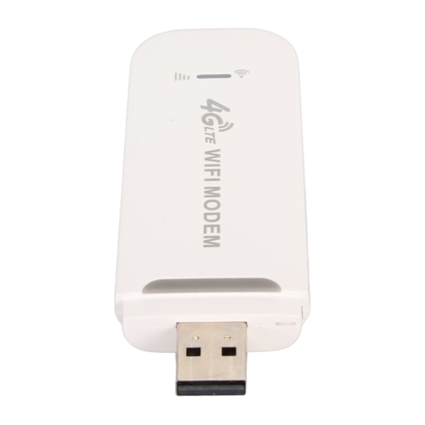 4G WiFi-reititin 150Mbps SIM-kortpaikka 10 laitetta tukee USB Plug and Play 4G LTE USB WiFi-modeemi toimisto- ja matkustuskäyttöön Koti Valkoinen