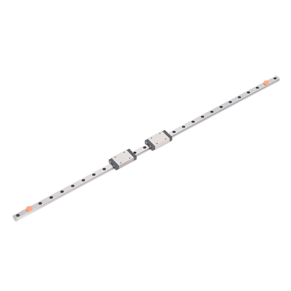 Lineær føringsskinne Miniatyr lineærlagerglide Kit MGN7H med 2 glideblokker for 3D-skrivere og CNC-deler 500 mm / 19.69in