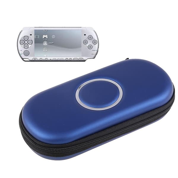 PSP 1000 2000 3000 Portable Compatible Storage Case Compatible with Game Consoles Blue