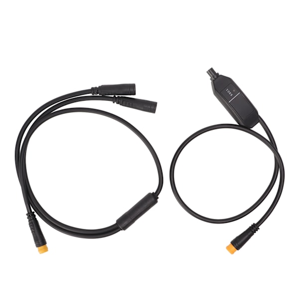 1T2 Elcykkelbrems delt kabel Gir Sensor Forlengelsesledning for BAFANG Mid Motor
