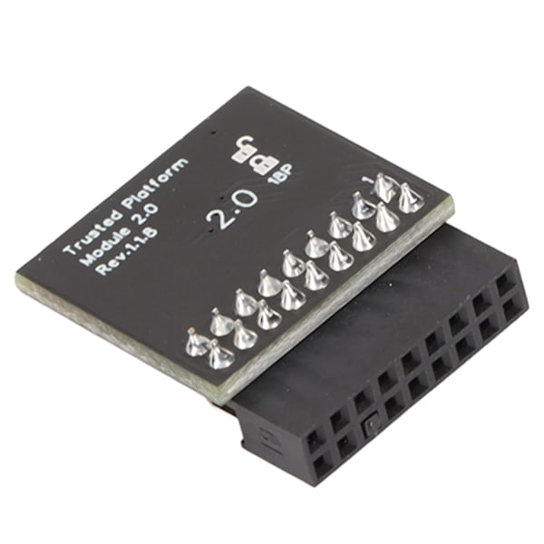 TPM 2.0 krypteringssikkerhetsmodul 18pin LPC-grensesnitt Krypteringssikkerhetsmodul for Asrock 18pin SPI TPM 2.0