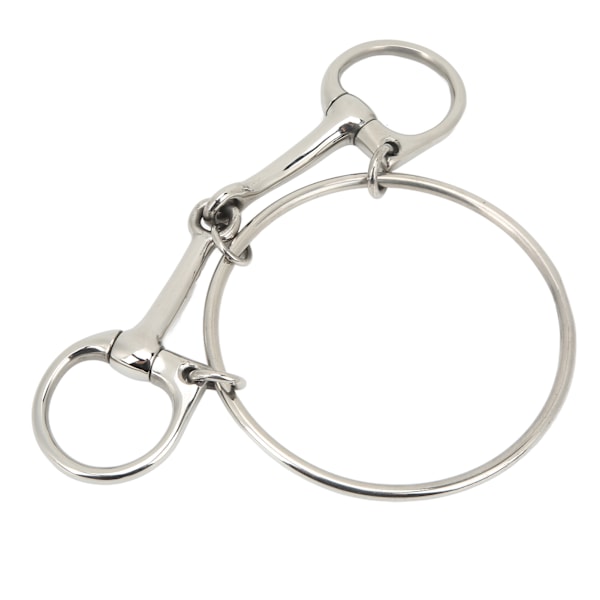 125 mm rostfritt stål häst mun bit 5 tum häst bits utomhus träning Lös ring