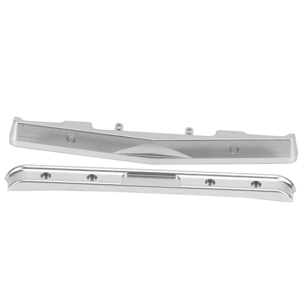 RC aluminiumlegering forreste bagkofanger til Axial SCX24 90081 1/24 RC bilopgraderingsdele Sølv