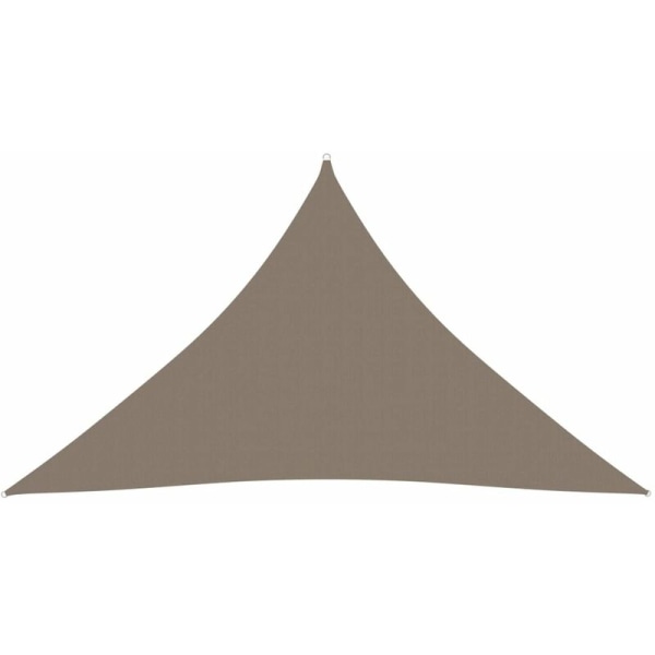 Parasol Sail Triangular Oxford Tyg 2,5x2,5x3,5 m Taupe