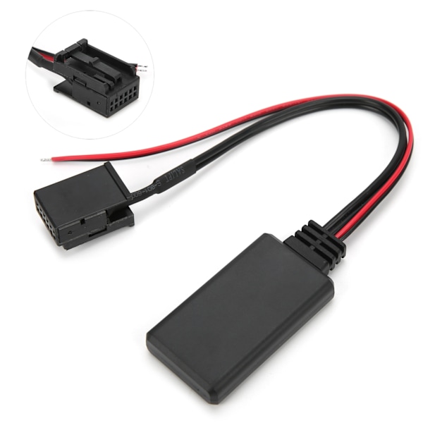 Bluetooth 5.0 AUX-IN Kabel Bil Radio Audio Musikadapter Passer til Ford Focus/Mondeo CMax/Galaxy