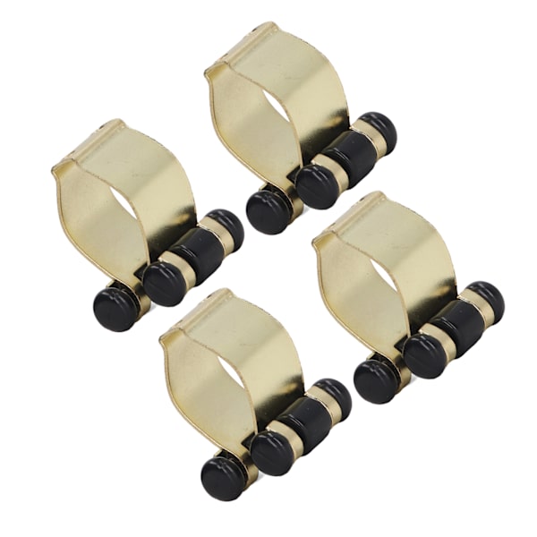 4 st Billiardskö-klämmor Väggfäste Metalljärn Billiardstickhållare Rack för Billiardskö Fiske Spö Guld