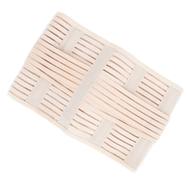 Kompressioselkätuki Hengittävä Säädettävä Elastinen Vyötärön Tukivyö Urheilun Suoja Beige