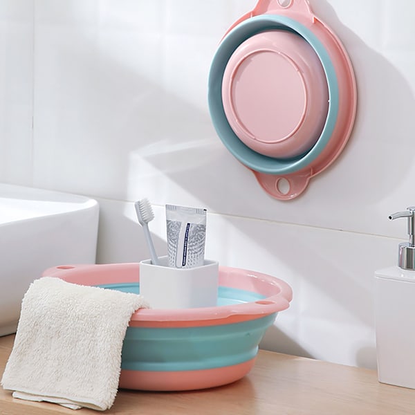 Foldbar vask tykkere Multifunktionel tegneserie baby foldbar vask til børn