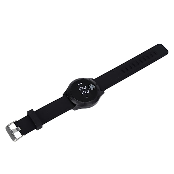 HZ2030 LED Digitalt Ur Koreansk Stil Vandafvisende Touch Snygt Armbåndsur til Mænd Kvinder Studerende Sort