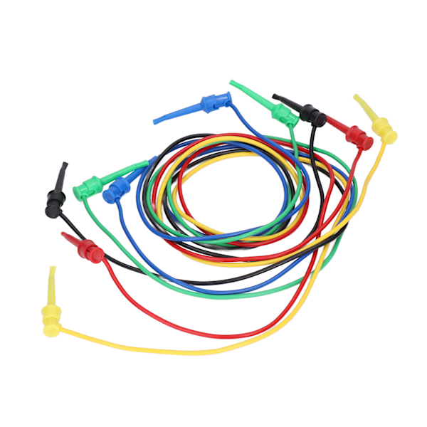 5 st krokklämma testkabel med dubbla ändar testkabel trådledningssats för underhåll