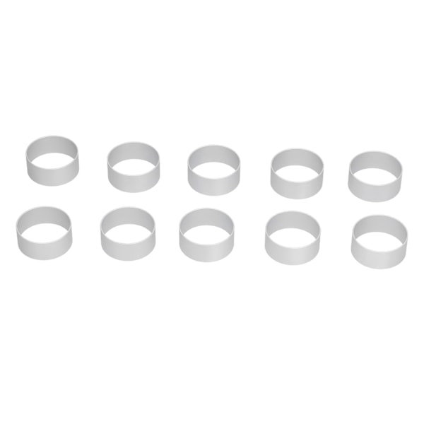 10 st/set rostfritt stål Moon Cake Form Set Cookies Kex Cutter DIY Bakform Set Rund