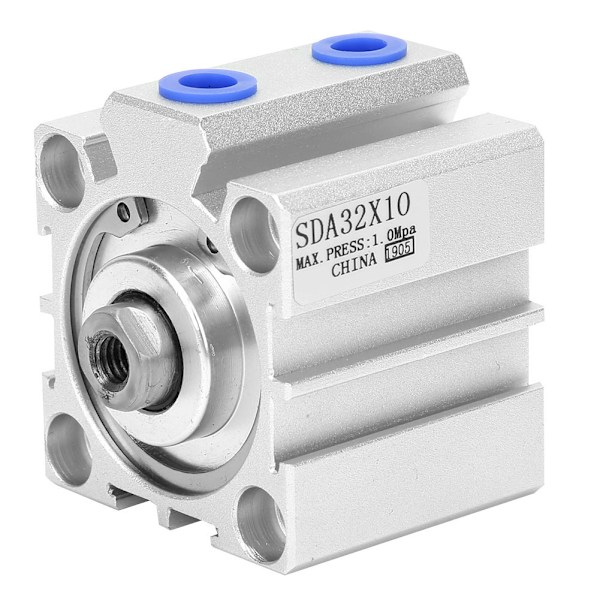 SDA32 luftcylinder i aluminiumlegering dobbeltvirkende pneumatiske komponenter SDA32X10/SDA32X15/SDA32X20SDA32X10