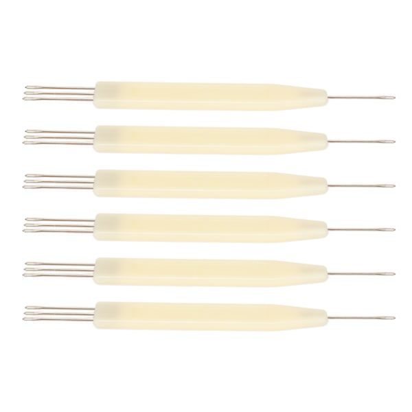 6 st Transfernålar 3.6mm Pitch 1X3 Fint Hantverk Stickmaskin Transfernål Sticktillbehör