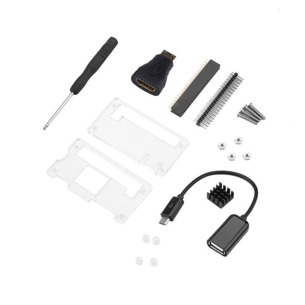 1 sett X Basic Suite Kit Tilbehør Kompatibel med Raspberry Pi Zero W /Zero