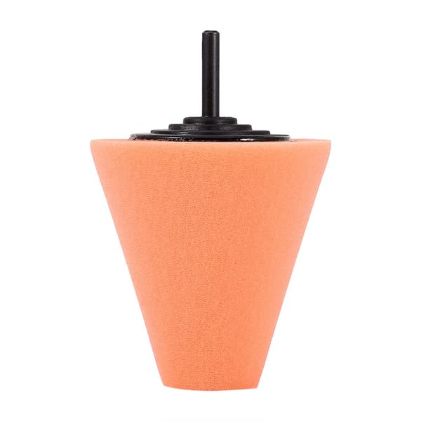 1 stk Skum Poleringskjegle Formet Buffingputer For Hjul - Bruk Med Bor