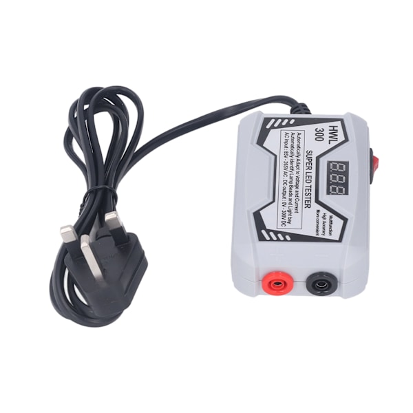 Super LED Tester Lampe Perle Strip TV Baggrundsbelysning Reparation Inspektion Testning Grå 85‑265V UK stik