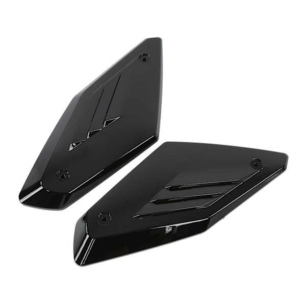 2 stk Motorsykkel Sidepanel Luftinntak Deksel Beskyttelse Erstatning for CB650R 2019 2020 2021 Svart