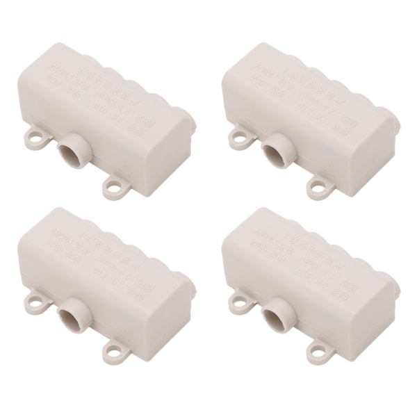 4st ZK 516 Splitter Wire Connector 1 till 5 1000V 80A Mässingsledare High Power Inline Terminal Block för taklampa