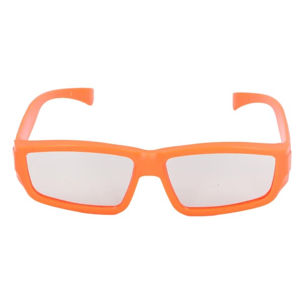 5-pack Solar Eclipse Glasses Professional Safe Plastic Direct Sun Viewing for Teens Adults Orange