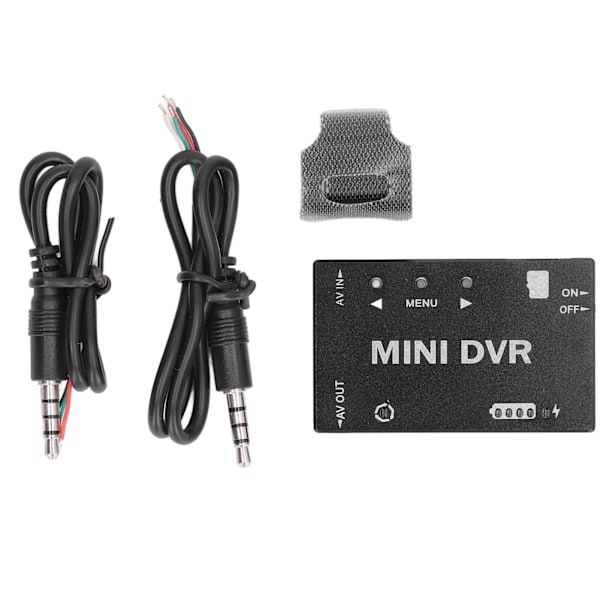 Mini FPV DVR-modul NTSC PAL Byttbar Innebygd batteri Video Audio FPV-opptaker for RC-modeller