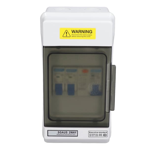 2-vejs afbryder IP66 Mini Lækageafbrydere 40A 30mA RCD+2MCB(6A+16A) 230V AU