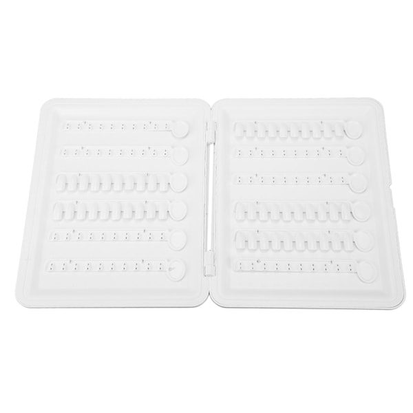 120 färger Nail Color Display Book Demontera Snap On Design Nail Display Book med 120st Nagelspetsar Vit för manikyr