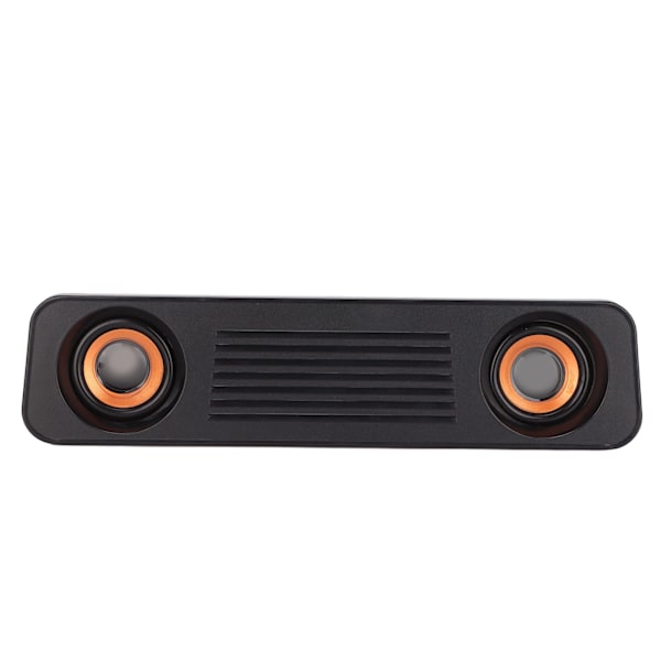 Trådbunden högtalare HiFi Stereo Subwoofer USB-driven 3,5 mm-kontakt Bärbar skrivbordslång högtalare för TV-dator