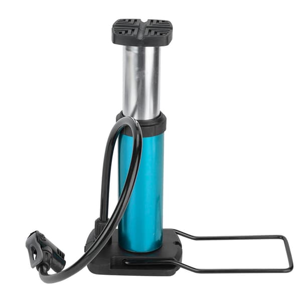 Cykelpump Fotpump Mini Bärbar Högtrycks Golv Luftpump Däck Luftpump (Blå)