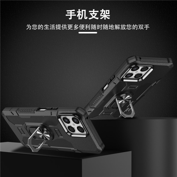 Ansøgning til Huawei Honor X8 Fodral Magnetisk Bilholder Ring Støtsäker Armor Telefonfodral For Honor X 8 Honorx8 4g