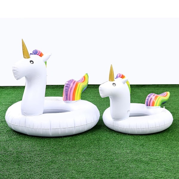 Uppblåsbar Cartoon Pool Float Simring PVC Pool Uppblåsbara Poolleksaker